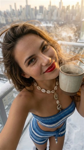 Coffee, cold weather and city views ☕️❄️🫶 | Nava Noir