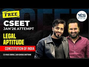 CSEET Free Legal Aptitude Online Classes | Lecture 7 | CSEET Jan 2026 | Adv. Chirag Chotrani