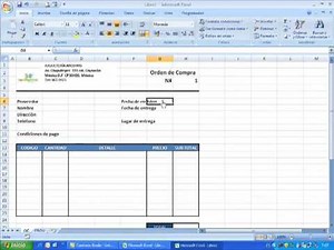 ORDEN DE COMPRA