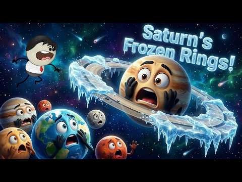 Saturn’s Frozen Rings! | #aumsum #kids #science