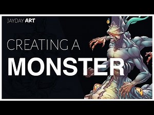 How to Draw A MONSTER | LOVECRAFT | PROCREATE