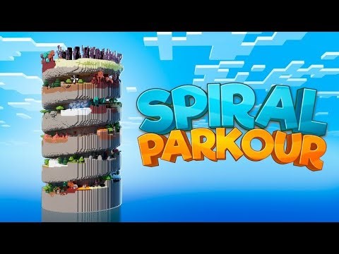 Rampage & Mavis The Wolf Playing Parkour Spiral | Minecraft | Gameplay 8