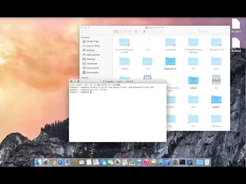 Mac OS X Yosemite - How to show/hide hidden files and folders