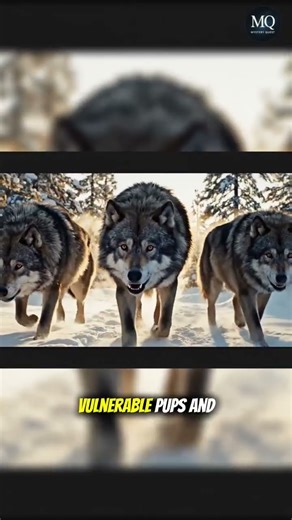 "Did You Know Wolves Move in a Fixed Formation to Survive? 🐺❄️ | Nature’s Smart Strategy"