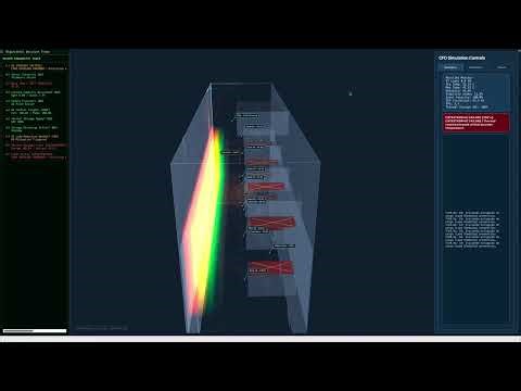 Building a Data Center Digital Twin with AI & CFD (OpenGL, PyQt6)