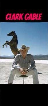 Clark Gable is interviewed by author James Goode on location at the dry lake in Nevada, Sep 29, 1960