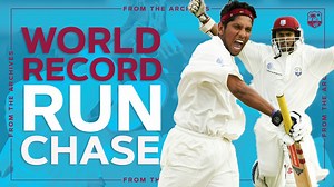 13M views · 144K reactions | WORLD RECORD Run Chase Highlights!  Sarwan & Chanderpaul Star as Windies Chase 418 v Australia 2003  | Windies Cricket | Facebook