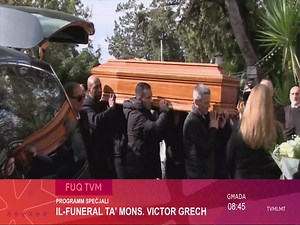 Għada s-Sibt 8.45am programm speċjali b'rabta mal-funeral ta' Mons. Victor Grech fuq TVM | TVM
