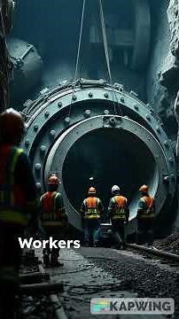 How are tunnels built under rivers without flooding?