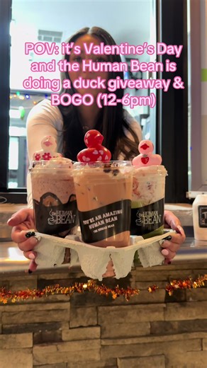 I’m very much in love with this deal!!💞 #thehumanbean #valentines #freebie #abq #dateidea