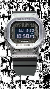 Make a no-statement fashion statement with a G-SHOCK inspired by grunge rock. Inspired by the fashions that grew out of the thrifting and music culture of the ’90s, the metal bezel is specially processed to create a pattern that evokes peeling metal, for a singularly grunge look. | CASIO G-SHOCK