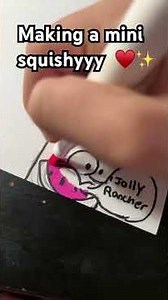Make a mini squishy with me 💕🌷 #song #diy #cute #viral