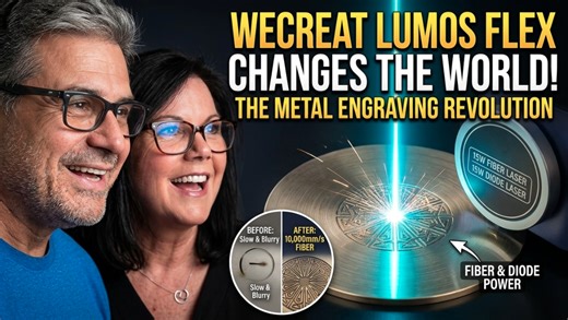 Metal engraving upgraded, meet the WeCreat Lumos Flex