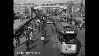 When it first opened in 1942, Rotterdam's Maastunnel moved 40,000 cyclists under the Maas River each day. Its entirely separate entries, escalators, and tunnels for active travel make it a very forward-thinking and praise-worthy piece of infrastructure. https://www.youtube.com/watch?v=saLAZssuD2o | Dutch Cycling Embassy