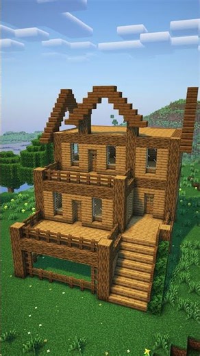 Minecraft Wood House #minecraft