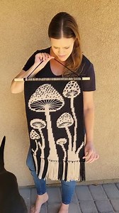 Mushroom Forest Tapestry Crochet Pattern, Toadstool Wall Hanging, Intermediate Level - Etsy