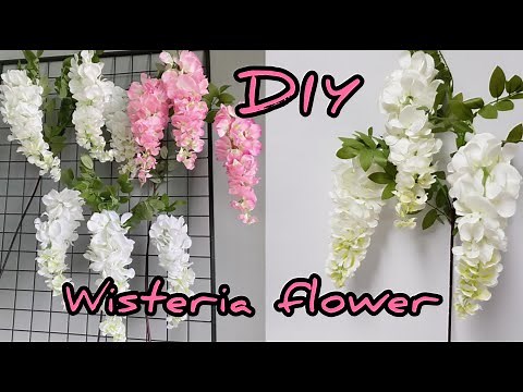 DIY Wisteria Flower | DIY Wisteria | Fake Plant |Artificial Wisteria Flower | How To Make Wisteria