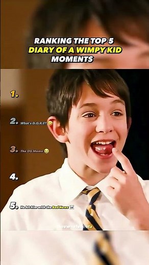 Ranking The Top 5 Diary Of A Wimpy Kid Moments 😭☠️