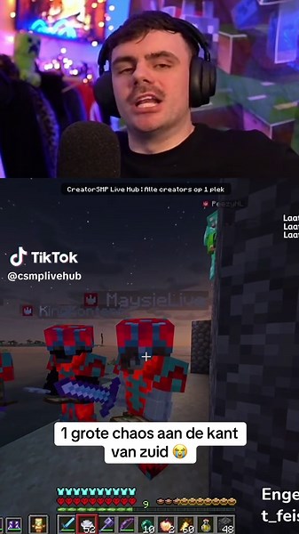 Grote Chaos Aan De Kant Van Zuid in Minecraft