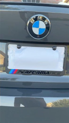 M Performance License Plate frame quick look and reviw