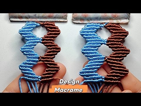 Tutorial de Design de Macrame Multicolor para Pulseira - Craft DIY Fácil