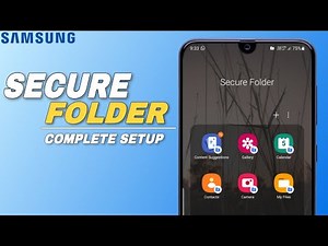 How To Setup Secure Folder in Samsung Devices🔥 - A53,A52s,A33,A32,A32s...