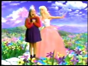 MY SIZE PRINCESS BARBIE DOLL 1995 COMMERCIAL