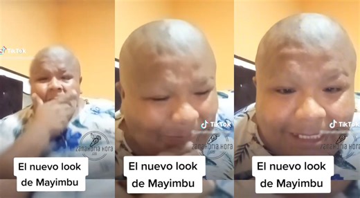 Mayimbú se rapa la cabeza, se depila las cejas y revela en TikTok cuál fue la razón: “Perdí mi batalla”