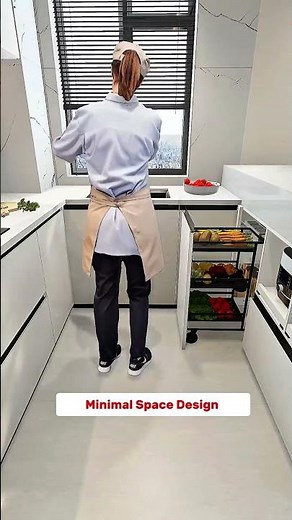 ✨ Transform a small kitchen into a modern masterpiece! 🏡