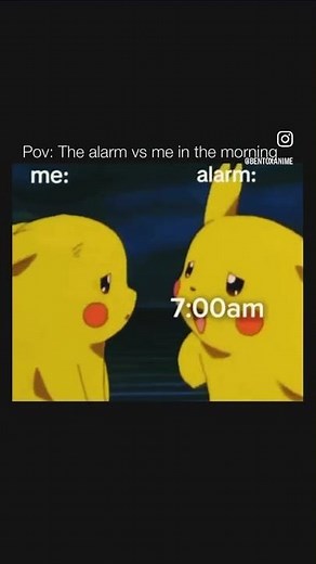 Alarm meme like when you’re trying to sleep for five more minutes