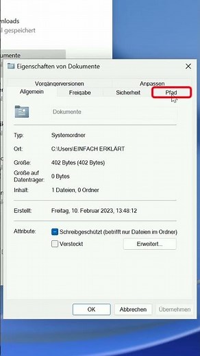 Windows Pfade von Musik Videos und Bilder selbst festlegen