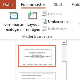 Folienmaster in Powerpoint: So erstellen Sie eine individuelle Masterfolie