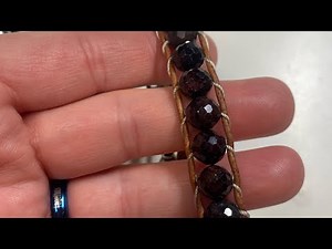 How to make a leather ladder bracelet with Beadalon Tying station