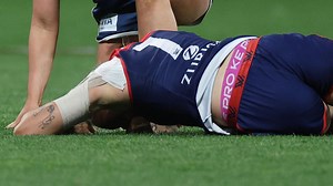 Tayla Harris suffers worrying shoulder injury