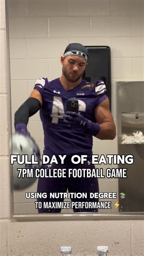 Josh | Here’s how I use my nutrition degree to perform on the football field🙌🏼 As you progress to higher levels of sport, you realize you need to... | Instagram