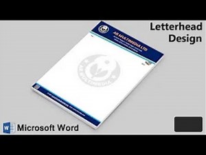 Letter head, Letter Pad kaise banaye, format for school,लेटर पैड in ms word office win 7 mes study