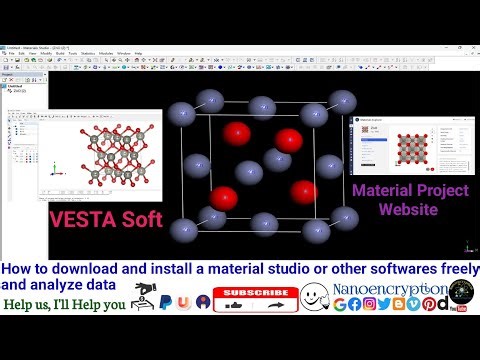 How to download and install a material studio or other software freely and analyze data