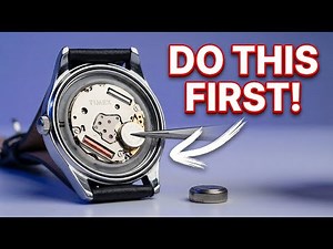 How To Change Timex Watch Battery
