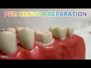 PFM Crown Preparation in Maxillary Molar | Step-by-Step Dental Guide | Dr.Dentique-hub
