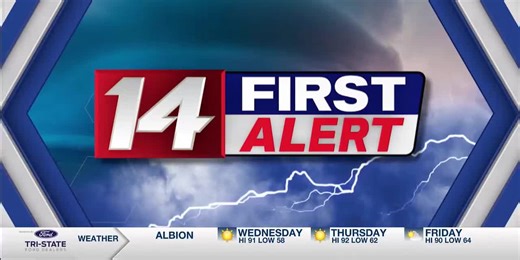 WFIE 14 First Alert Forecast 4 p.m. 9.16.25