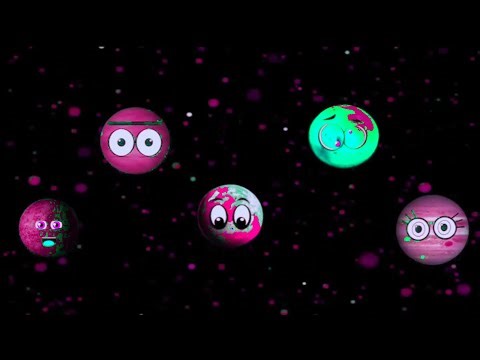 Bouncing up and down eight planets with effects | Sponsored by Gamavision KlaskyCsupo effects