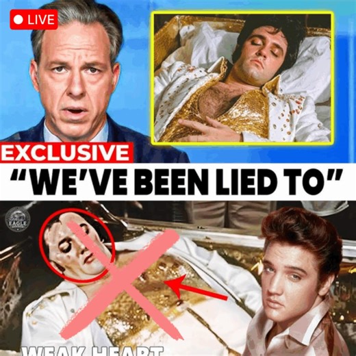 Elvis Presley's Tomb Was Opened After 50 Years – What They Found Inside Shocked the Whole World! Fifty years after the passing of Elvis Presley, his tomb at Graceland had stood as both a shrine and a mystery. For decades, rumors about his death—stories of staged disappearances, faked deaths, and sightings all around the world—refused to fade away. Every year, devoted fans gathered to honor him, leaving flowers, letters, and tokens of admiration. But deep down, some wondered: Was “The King” truly