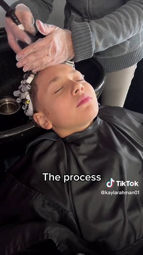 #perm #boyperm #hairtransformation #hairtiktok #beforeandafter #permhair #curlyhair #trending #son #momsoftiktok