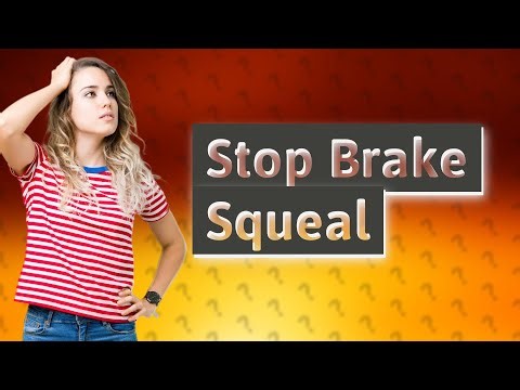 How to stop disc brake squeal?