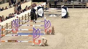 Ecurie Mathieu Billot et Cosacara livrent une promesse d’avenir en conclusion de la vingt-cinquième édition d’EQUI SEINE 2025. © Jumping Access Studio | Grand Prix