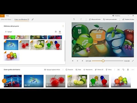 Crear vídeos con Windows 10