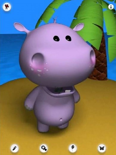 Talking baby hippo