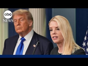 Trump defends Bondi over Epstein probe