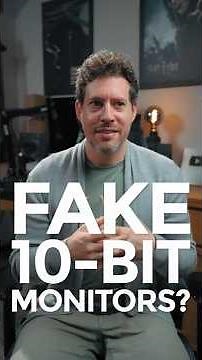 The Truth About “10-Bit” Monitors (And Why It Matters) #10bit #filmmakinggear #filmmaking