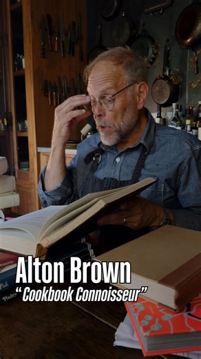 Alton Brown on Instagram: "Let’s talk about some classic cookbooks. #goodeats #homecooking #cookbook #recipe"